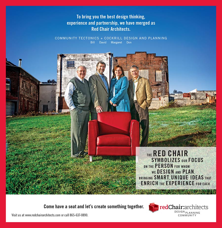 Red Chair Print Ad