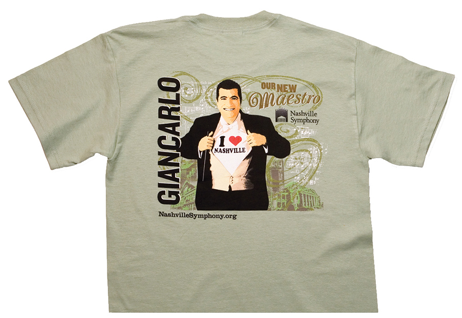 Nashville Symphony Giancarlo Guerrero Ad Campaign - T-shirt