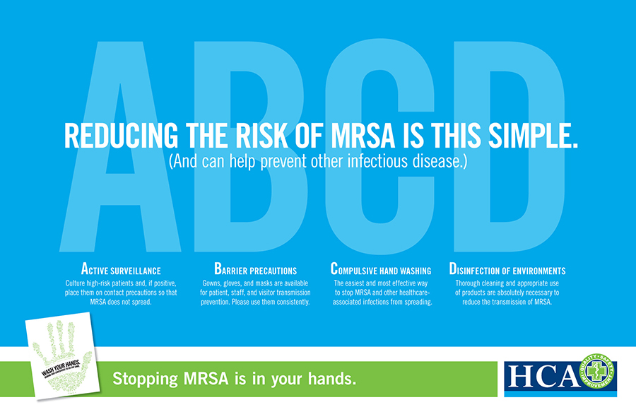 HCA MRSA Campaign Poster