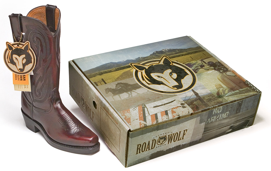 Road Wolf Boot Packaging