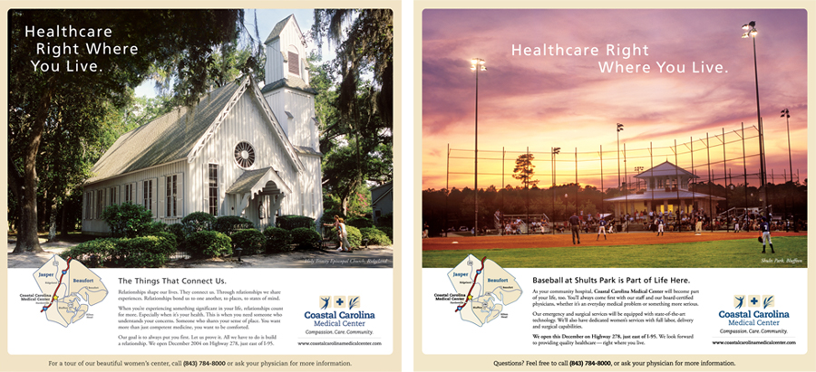 Coastal Carolina Medical Center Print Ads