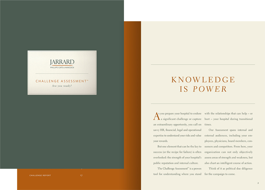 Jarrard Brochure Design - Challenge Assesment