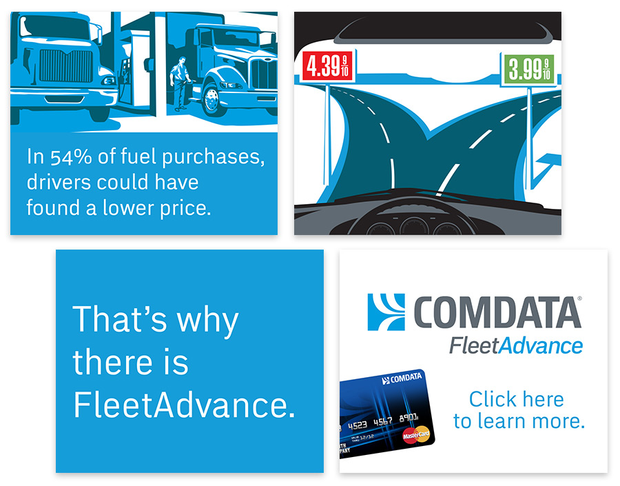 Comdata Fleet Advance Square Online Ads