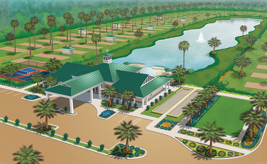 Palm Beach Motorcoach Resort Illustration